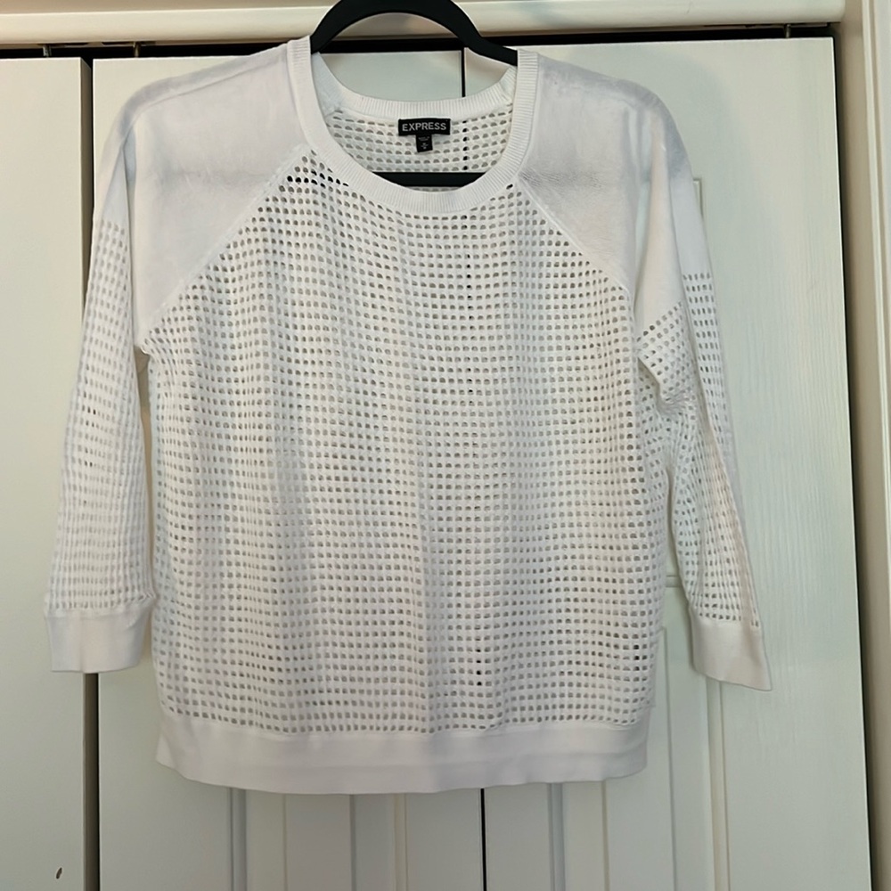 Women’s EXPRESS white sweater
